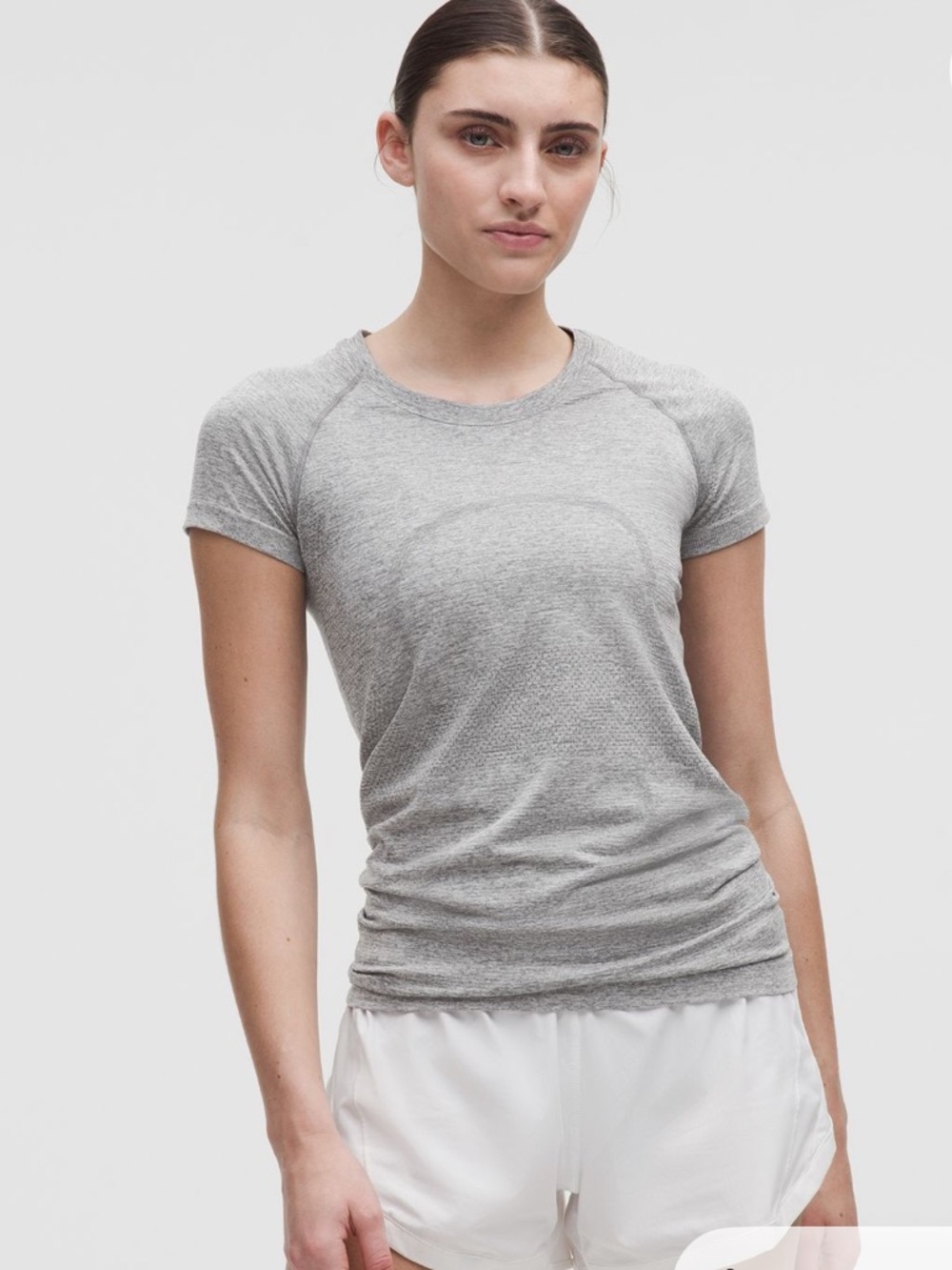Lululemon Swiftly Tech Short-Sleeve Shirt 2.0 - Light Gray